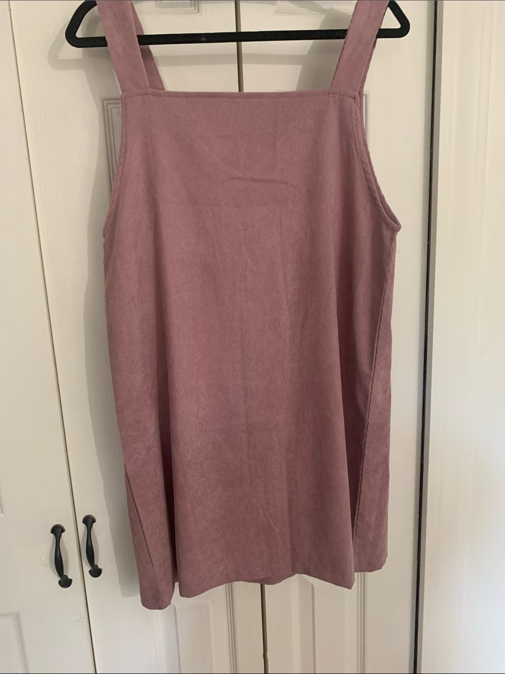 SHEIN Mauve Ribbed V-Neck Tank Dress - Picture 3 of 3
